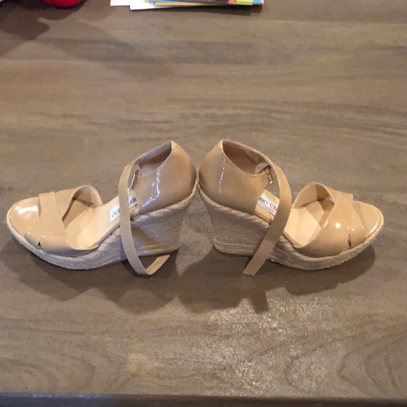 Jimmy Choo nude Phoenix wedge - Picture 6 of 8